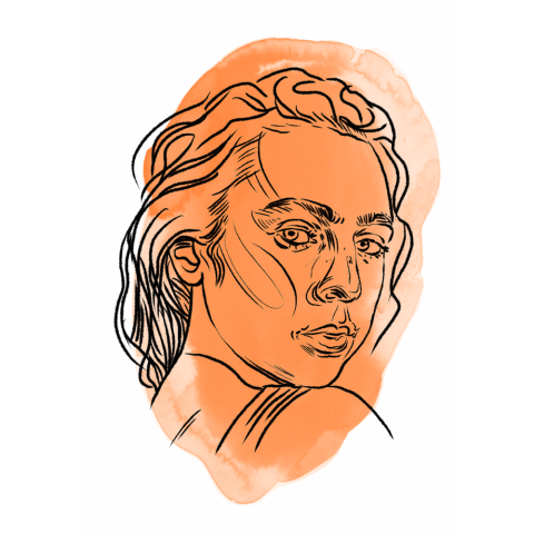 Dessin : Aline Zalko portrait-zoe-besmond-de-senneville-hl-2023